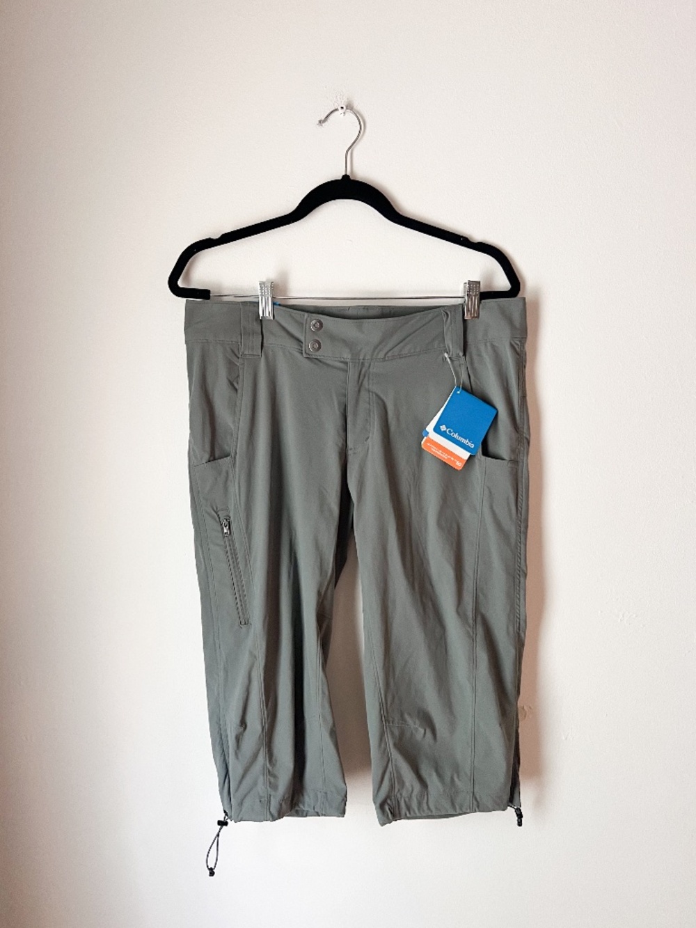 NWT Columbia Arrowhead Trail Stretch Knee Pants Women’s 12 Omni-Shade UPF 50